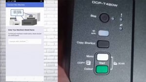 How to connect Wifi printer brother DCP T420w in mobile