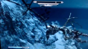 Skyrim Dragonborn Xbox 360 Flying a Skeletal Dragon Bug