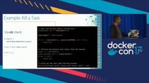 DockerCon Moby Summit: containerd update