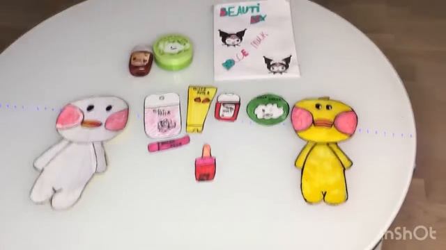 ?РАСПАКОВКА??BEAUTY BOX?С БУМАЖНОЙ КОСМЕТИКОЙ?ЧТО НАМ ПОЛОЖИЛИ В ПОДАРОК????