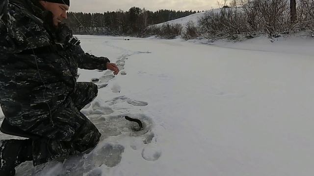 Открытие зимнего сезона!!!Первые поклевки щуки на ЖЕРЛИЦЫ.Река БИЯ.Рыбалка 2019