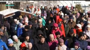 Зима, давай до свидания: в Барнауле провели, пожалуй, «Самую Русскую Масленицу»