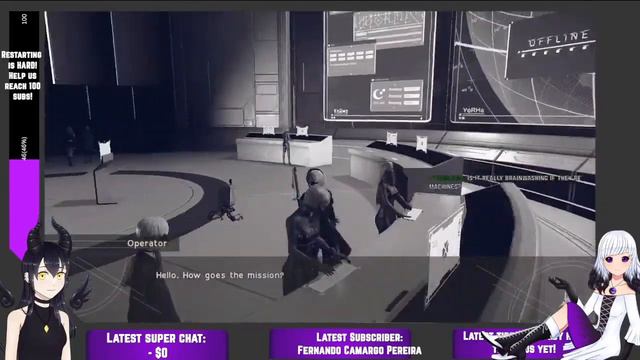 The Nier: Automata COLLAB Begins - Robots & Roomies EP 1 смотреть онлайн