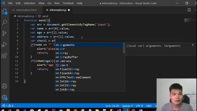 Javascript - Tổng hợp các dạng check input đầu vào với Javascript смотреть онлайн