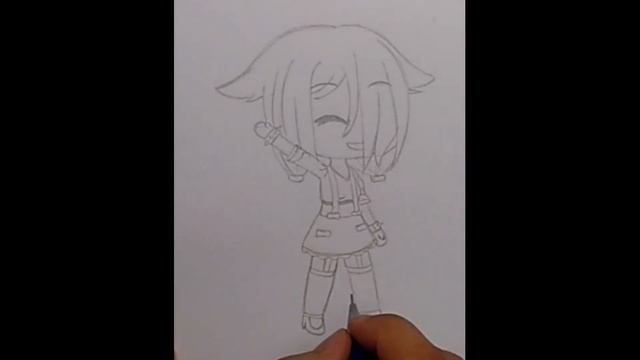 Как нарисовать Gacha life персонажа