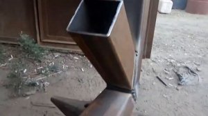 Ракетная печь v.1.0. как она горит