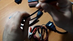Диагностические провода OBD 2 Посылка из Китая