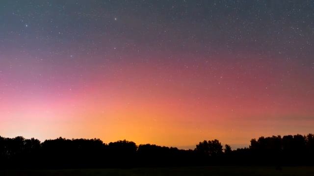 Северное сияние в Новосибирске 19.09.23. смотреть онлайн