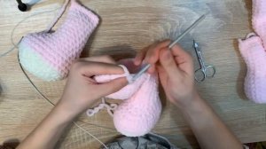 КАК СВЯЗАТЬ ПЛЮШЕВОГО ЗАЙКУ? ЧАСТЬ 2 // МК ЗАЯЦ // МАСТЕР КЛАСС АМИГУРУМИ