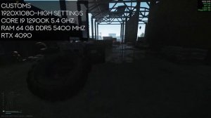 EFT ТЕСТ RTX 4090, 12900k 64 Gb DDR5 ● ESCAPE FROM TARKOV ● #tarkov #eft #тарков