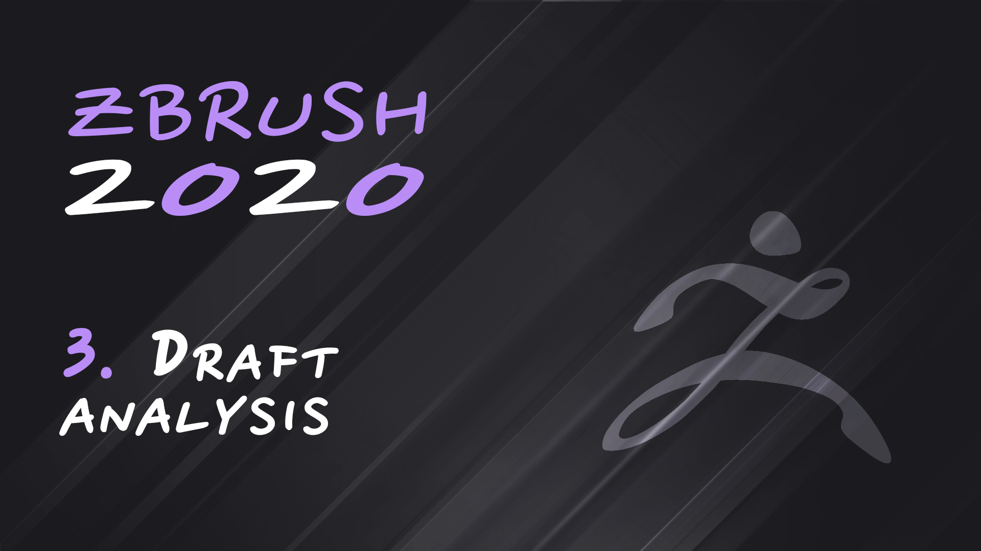 3. ZBrush 2020. Draft Analysis | Уроки на русском