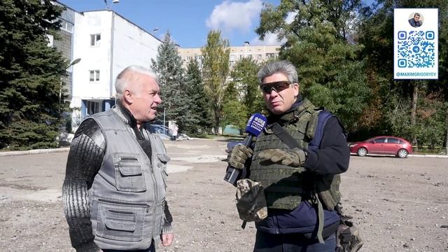 Последствия обстрела Донецкого молочного завода