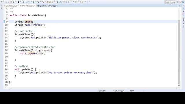 Super keyword In Java   Attribute Invocation