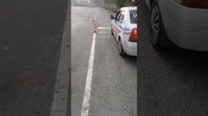 Вот как нужно выполнять упражнения "Горка" на автодроме...