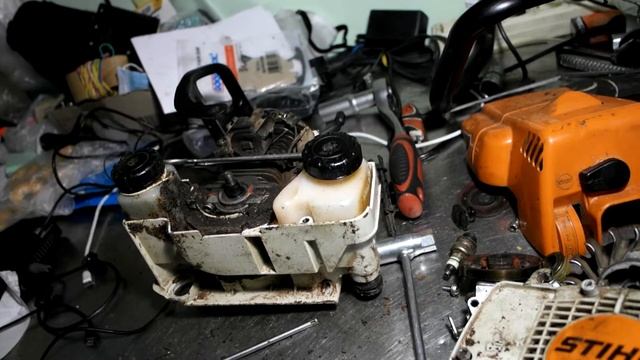 STIHL MS 180 ,Пропала мощность , куда делась компрессия?chainsaw stihl ms180 смотреть онлайн