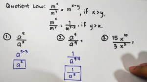 Integral Exponent Rules - Laws of Exponents