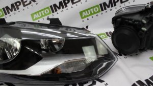 VW Polo Sedan 2015-2019 года. Фары 2-х ламповые