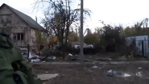 Как сегодня выглядит поселок Пески прилегающей к донецкому аэропорту