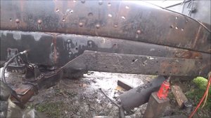 Ремонт лесовозной площадки УРАЛа.