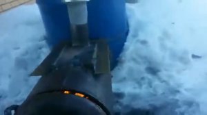 Печь из газового баллона