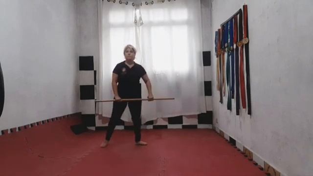 Treino de bastão HAPKIDO