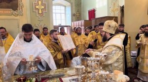 Митрополит Игнатий совершил хиротонию во диакона иподьякона Алексия Сафронова в Покровском соборе