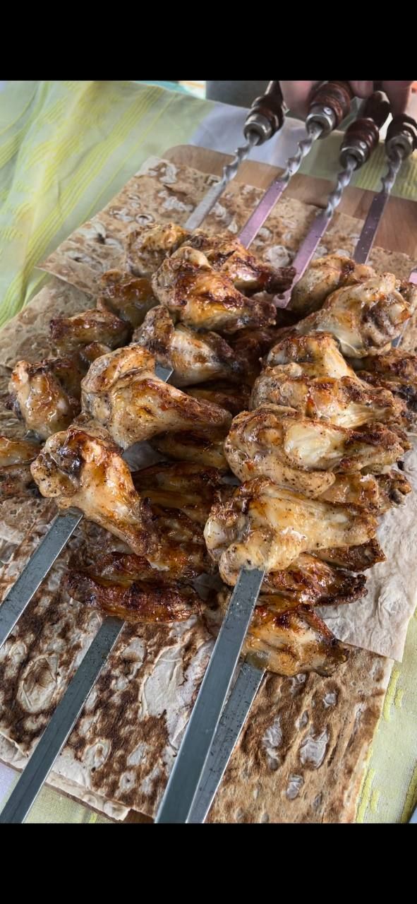 Сочные куриные крылья в карамельной глазури