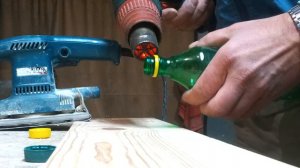 Пылесборник для шлифмашины из бутылки