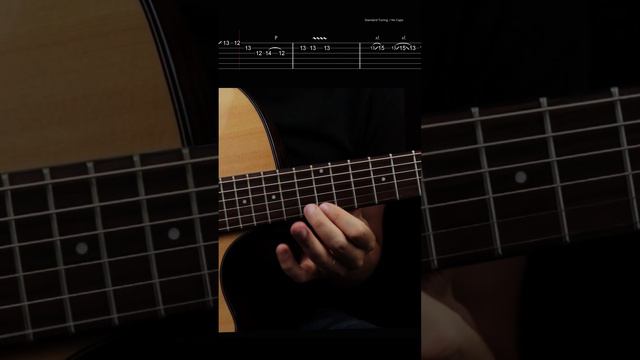 Famous electric guitar solo, but it's on the acoustic