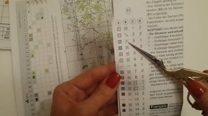 Учимся читать схему// Значки в ключе//Какими стежками их вышивать