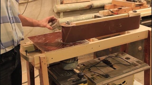 самодельный ленточно шлифовальный станок смотреть онлайн