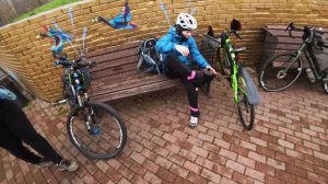 Велосипедные варежки и носки, новая обмотка на руль