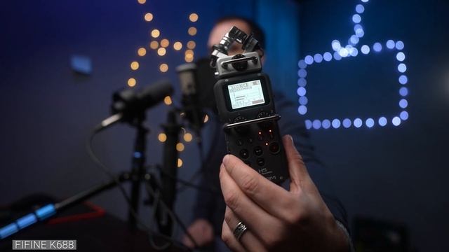 Сравнение динамического и конденсаторного микрофонов. AKG P420 и FIFINE K688. смотреть онлайн