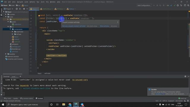 REACT Todo-List смотреть онлайн