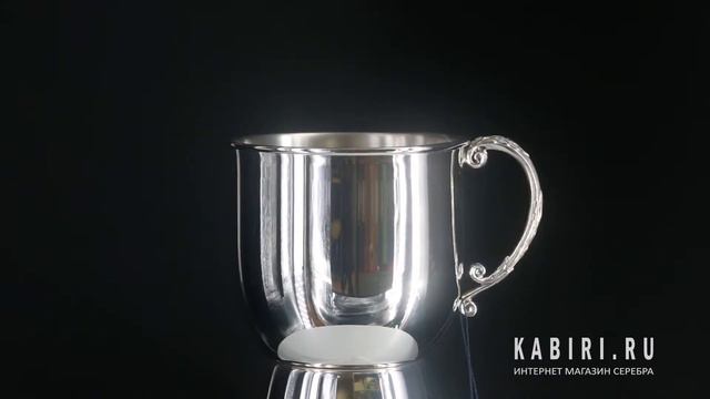 Серебряная кружка детская "Девочка"