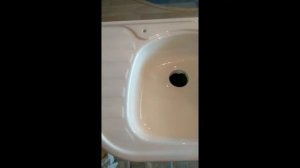 Раковина, реставрация покрытия.Владивосток.