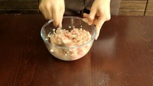 Гнездышки с курицей в сливочном соусе