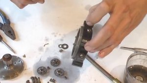 РД- 09   чистка редуктора и подключение к 220В.