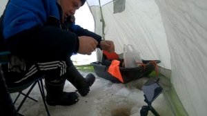 Первый раз на лед на Леща!)с эхолотом deeper chirp +