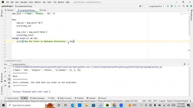 Day 17- Batch 3 - REFRESH SESSION ON DICT - DICTIONARY - Part 8