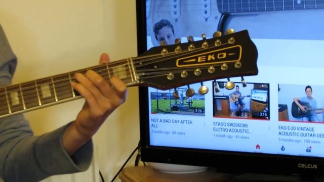 EKO RANGER 12 STRING 1960's MODEL REVIEW & DEMO смотреть онлайн