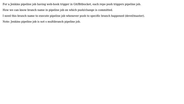 Unix & Linux: branch name in Jenkins regular pipeline job смотреть онлайн