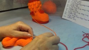 Вязание спицами ПИНЕТКИ- САПОЖКИ #31