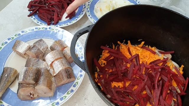 РЫБА С ОВОЩАМИ В ДУХОВКЕ/РЫБА СО СВЕКЛОЙ/ЛЕГКИЙ РЕЦЕПТ/НЕОБЫЧНОЕ СОЧЕТАНИЕ/ЛУЧШИЕ РЕЦЕПТЫ смотреть онлайн