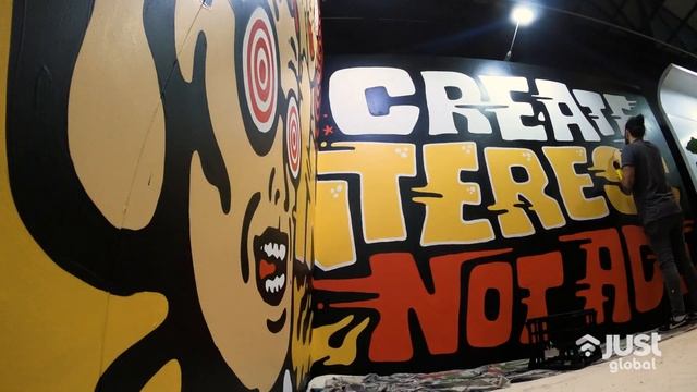 Just Global Live Mural at B2B Marketing Leaders Forum APAC