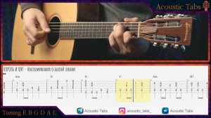 КОРОЛЬ И ШУТ - ВОСПОМИНАНИЯ О БЫЛОЙ ЛЮБВИ (Урок на гитаре, Табы)