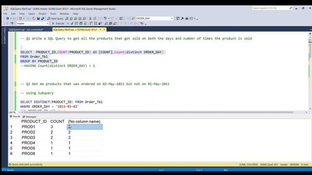 SQL Interview Questions and answers Part 5 | Amazon SQL Interview Question And Answer Part-3