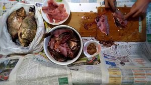 #Чистка карася #филе карася #снятие филе