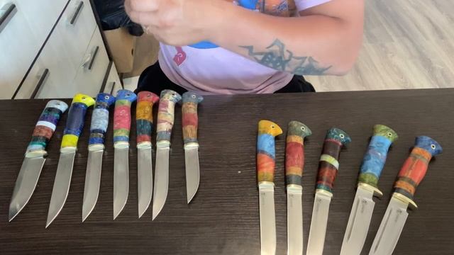 ножи из стали Elmax и К340 (Наборные рукояти) смотреть онлайн