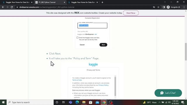 P1_002 Python Tutorial | Create Kaggle Account смотреть онлайн